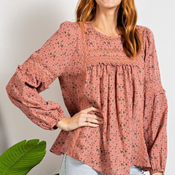 #33 - ANITA FLORAL PRINTED COTTON TOP - Picture 4 of 4